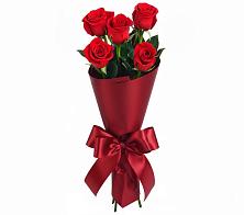 Букет 5 Красных роз Эдлесс Лав в Алексеевской Краснодарского края