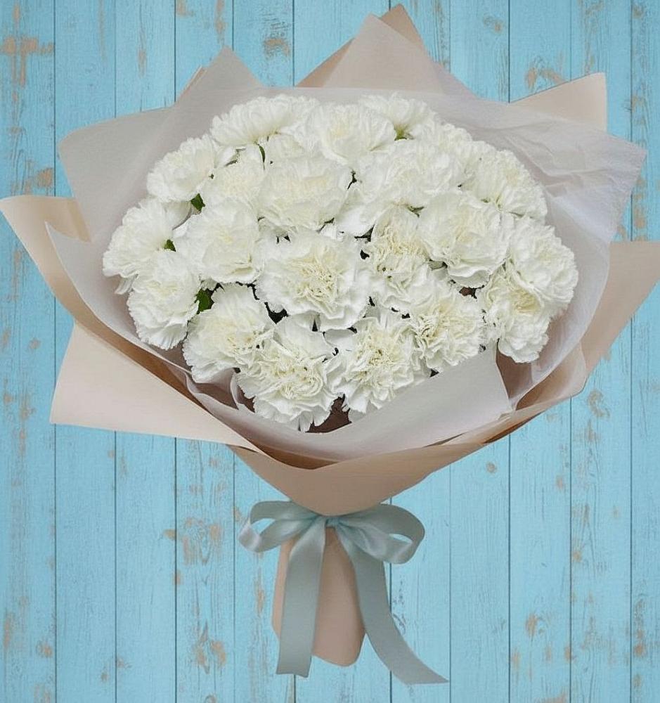 Букет цветов из: Гвоздики в Алексеевской Краснодарского края