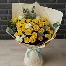 Букет цветов из:  Розы #REPLACE_PRED# Алексеевской Краснодарского края