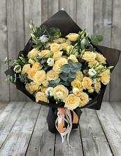 Букет цветов из:  Розы и Лизиантусы в Алексеевской Краснодарского края