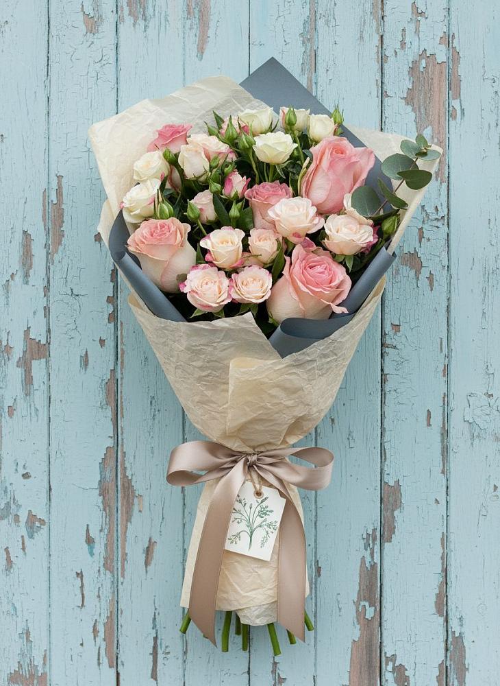 Букет цветов из: Розы в Алексеевской Краснодарского края