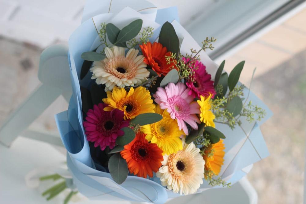 Букет цветов из: Герберы в Алексеевской Краснодарского края