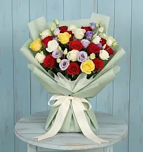 Букет цветов из:  Розы в Алексеевской Краснодарского края