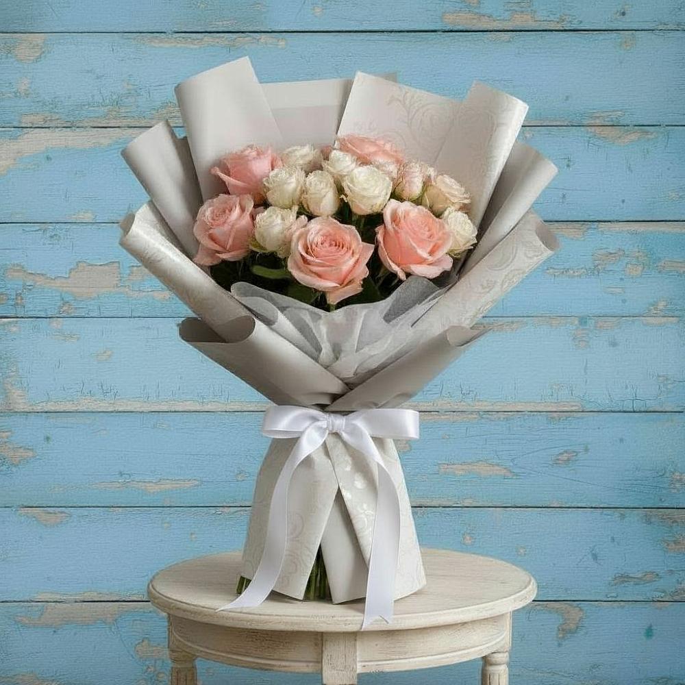 Букет цветов из: Розы в Алексеевской Краснодарского края