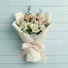 Букет цветов из:  Альстромерии #REPLACE_PRED# Алексеевской Краснодарского края