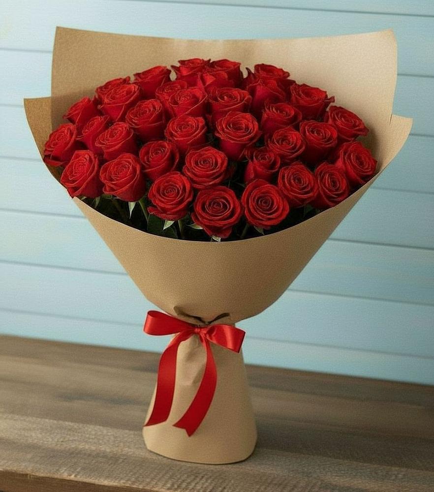 Букет Красные розы Милано в Алексеевской Краснодарского края