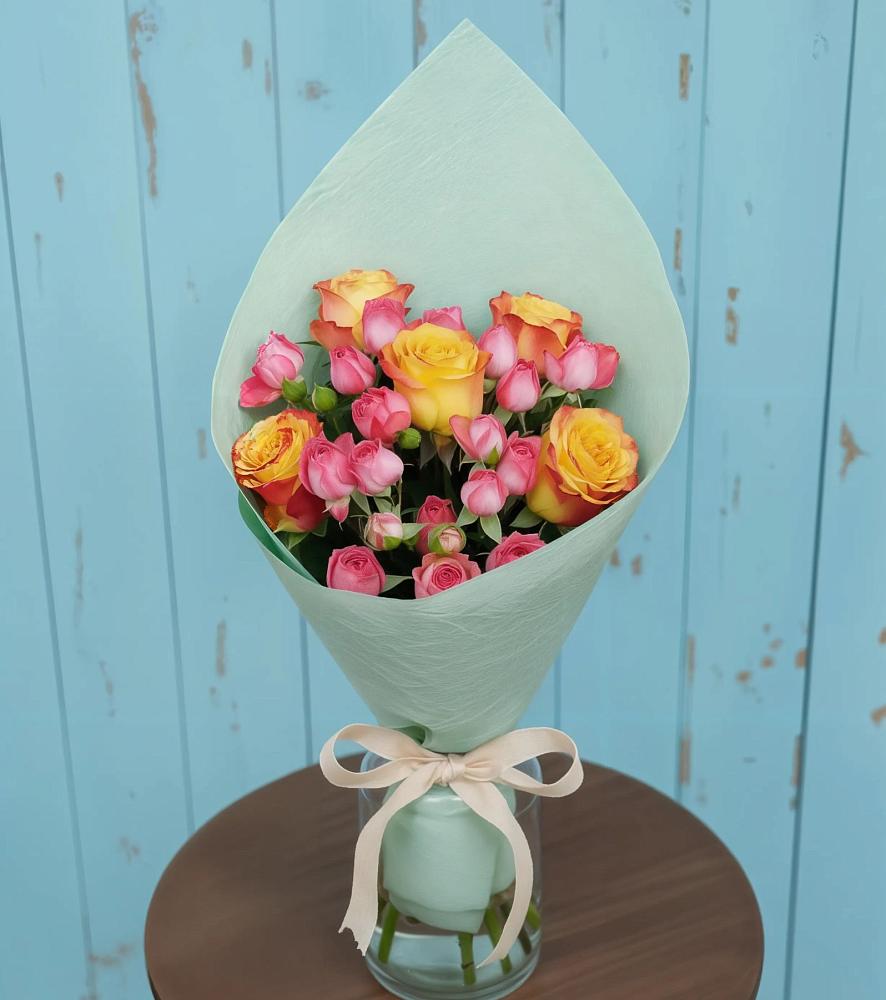 Букет цветов из: Розы в Алексеевской Краснодарского края