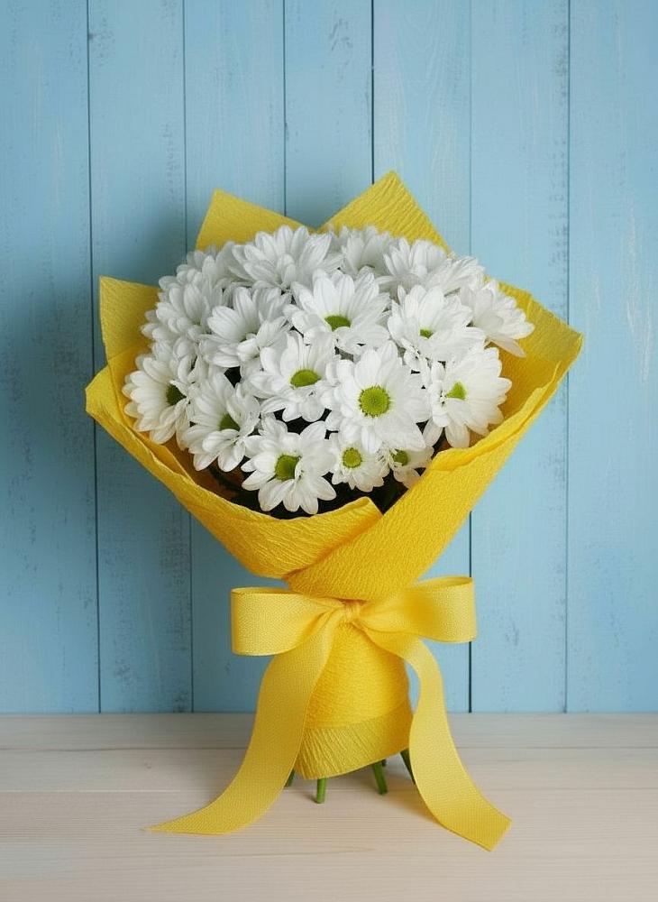 Букет цветов из: Хризантемы в Алексеевской Краснодарского края