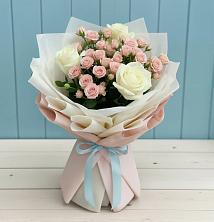 Букет цветов из:  Розы в Алексеевской Краснодарского края