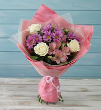 Букет цветов из:  Герберы #REPLACE_PRED# Алексеевской Краснодарского края