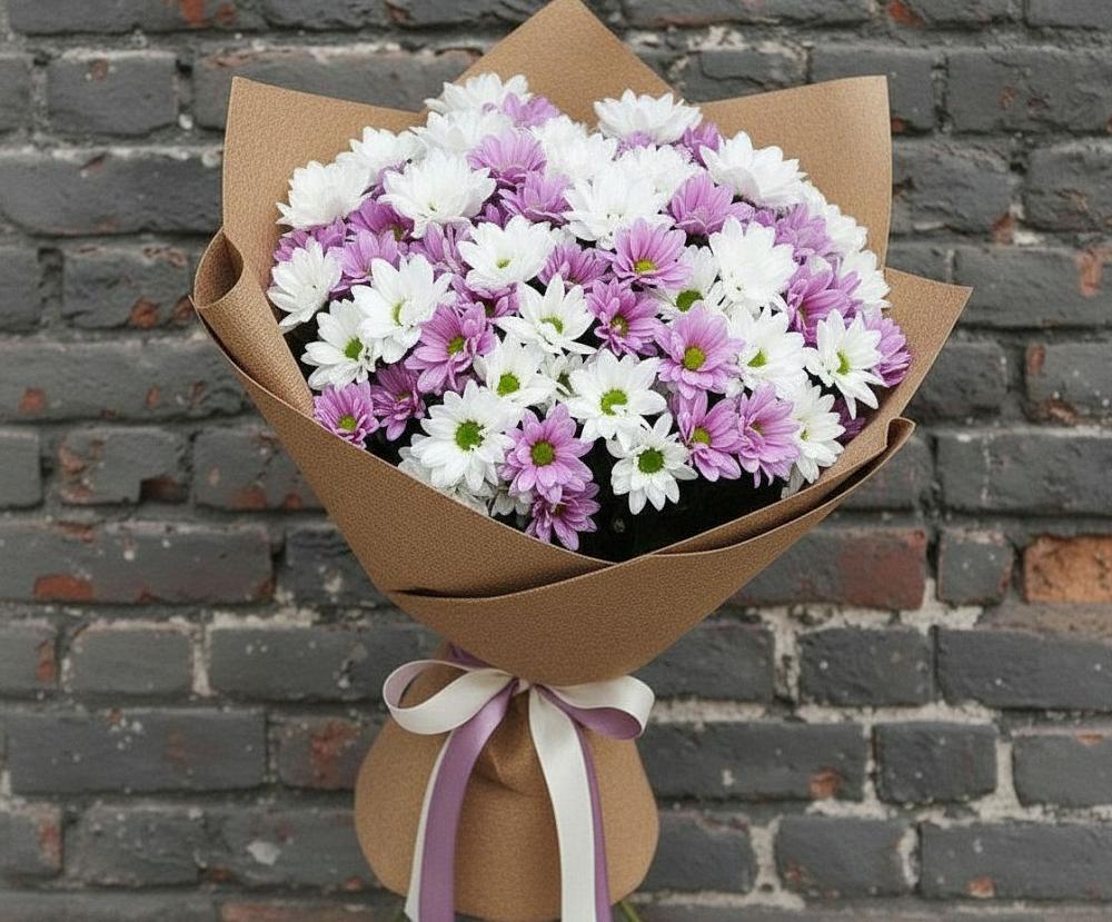 Букет цветов из: Хризантемы в Алексеевской Краснодарского края