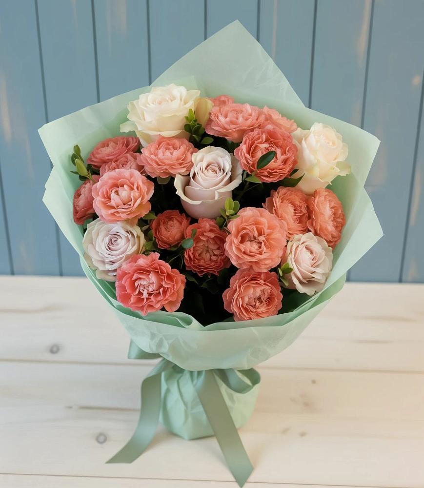 Букет цветов из: Розы в Алексеевской Краснодарского края