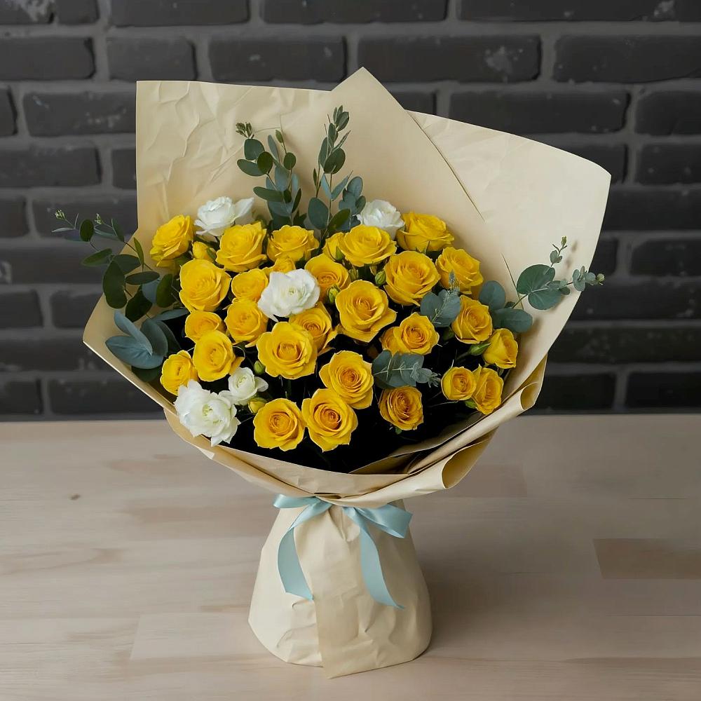 Букет цветов из: Розы в Алексеевской Краснодарского края