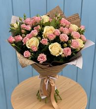 Букет цветов из:  Розы #REPLACE_PRED# Алексеевской Краснодарского края