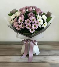 Букет цветов из:  Хризантемы и Розы #REPLACE_PRED# Алексеевской Краснодарского края