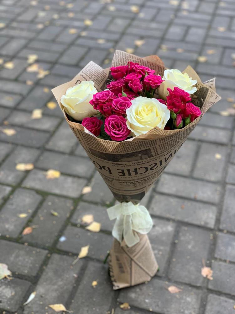 Букет цветов из: Розы в Алексеевской Краснодарского края