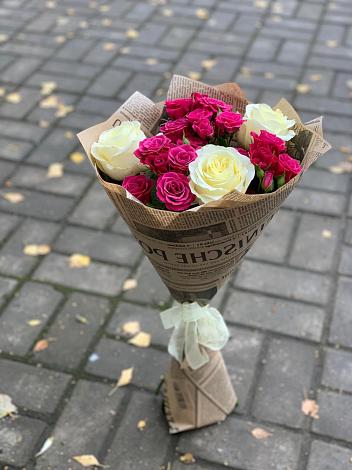 Букет цветов из: Розы в Алексеевской Краснодарского края